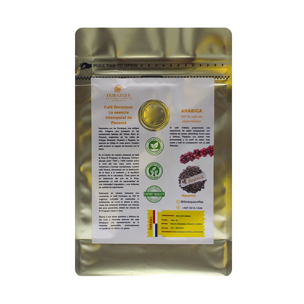 Geisha 1700 msnm reverso